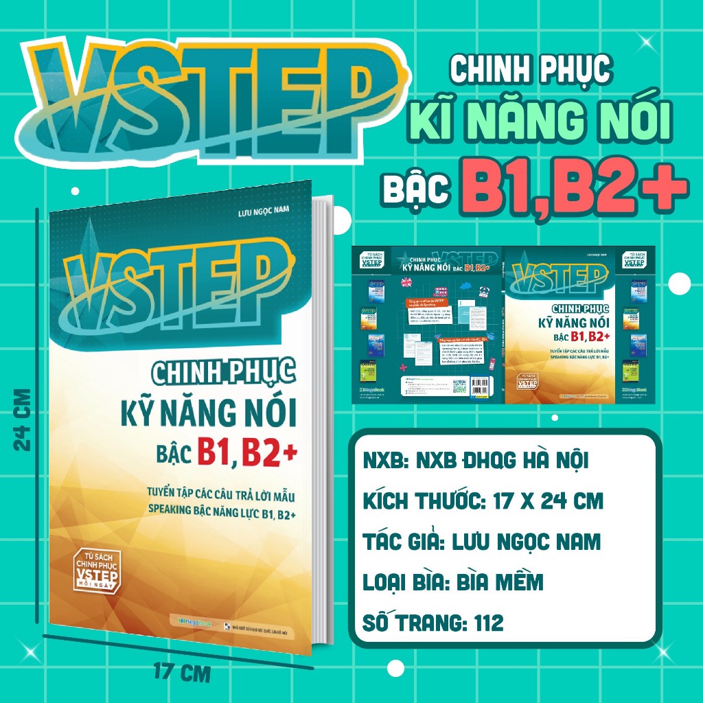 Sách Combo Chinh Phục Kỹ Năng Nói - Viết và Luyện Đề Thi Bậc B1-C1 VSTEP (3 Cuốn) | BigBuy360 - bigbuy360.vn