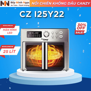 Nồi chiên không dầu Canzy CZ I25Y22 bếp nướng cao cấp 25L với 21 chức năng chiên nướng hàng chính hãng BH 12 tháng