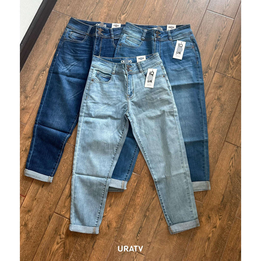 Quần jeans baggy 2 khuy ASOS270 lưng ngang rốn