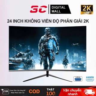 Màn hình máy tính  24 inch Màn hình cong / phẳng  Độ phân giải 1920x1080 sắc Mặt cong 1800R Một máy đa dụng-Bảo hành