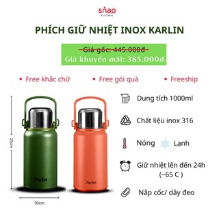 Phích giữ nhiệt Karlin siêu lâu