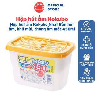 Hộp hút ẩm Kokubo Nhật Bản hút ẩm, khử mùi, chống ẩm mốc 450ml