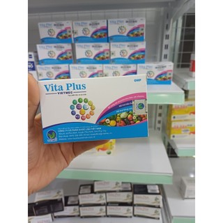 Vita plus VIETMEC - Hồ trợ ăn ngon, tăng cường sức khỏe hộp 60 viên - tặng thêm 10 khẩu trang 5D