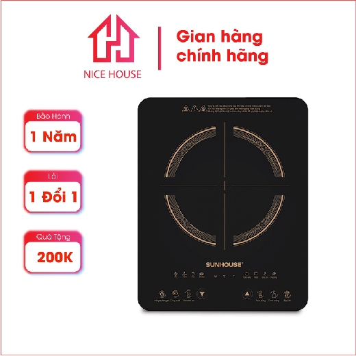 Bếp từ đơn Sunhouse SHD6803 - Gia dụng Nicehouse