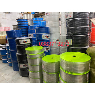 Dây hơi dẫn khí pu các cỡ dây 4, 6,8,10,12,14,16 cuộn dài 100m