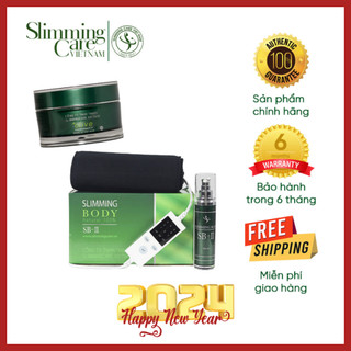 Combo Slimming Care Bộ cải tiến Slimming Body SB-II và kem tan mỡ mờ rạn Slimming Day Collagen combo 1 bộ 1 kem