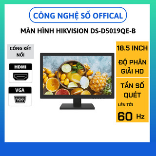 Màn hình hikvision ds-d5019qe-b 18.5" fhd 60hz - hàng chính hãng