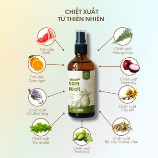 Xịt kích mọc tóc cam bưởi Saigon Silk 100ml
