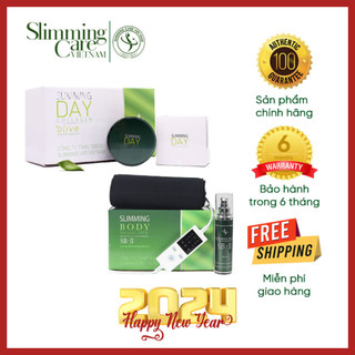 Combo Bộ Ủ nóng cải tiến Slimming Body SBII và bộ đai định hình mờ rạn Slimming Day Collagen