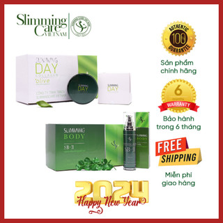 Bộ ủ nóng Slimming Body SB-II thường và Slimming Day Collagen combo 2 bộ