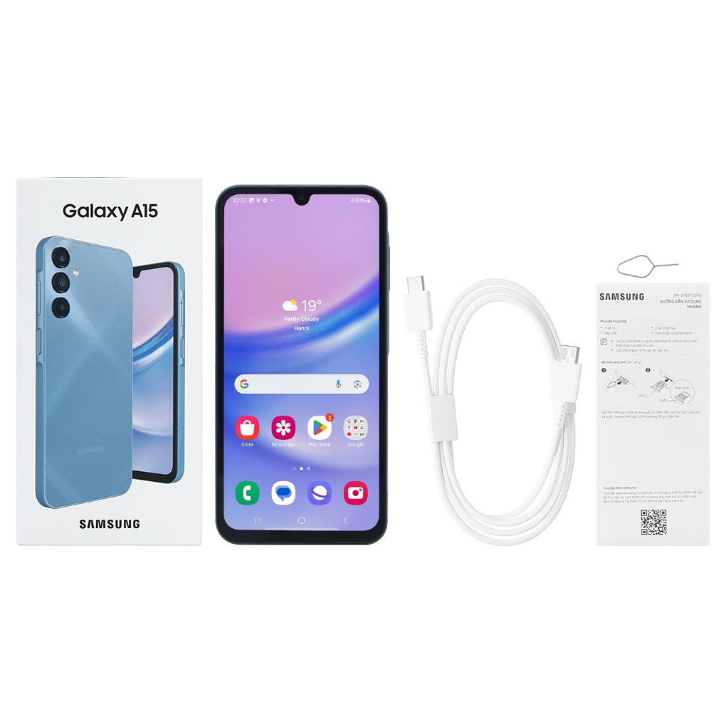 [Mã ELSS44BU giảm 12% tối đa 3TR] Điện thoại Samsung Galaxy A15 - Hàng chính hãng, Mới 100%, Bảo hành 12 tháng | BigBuy360 - bigbuy360.vn