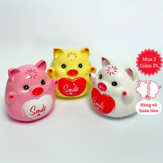 Lợn đất heo đất ống heo tiết kiệm tiền TABILINE lợn cười cute siêu đáng yêu LD90