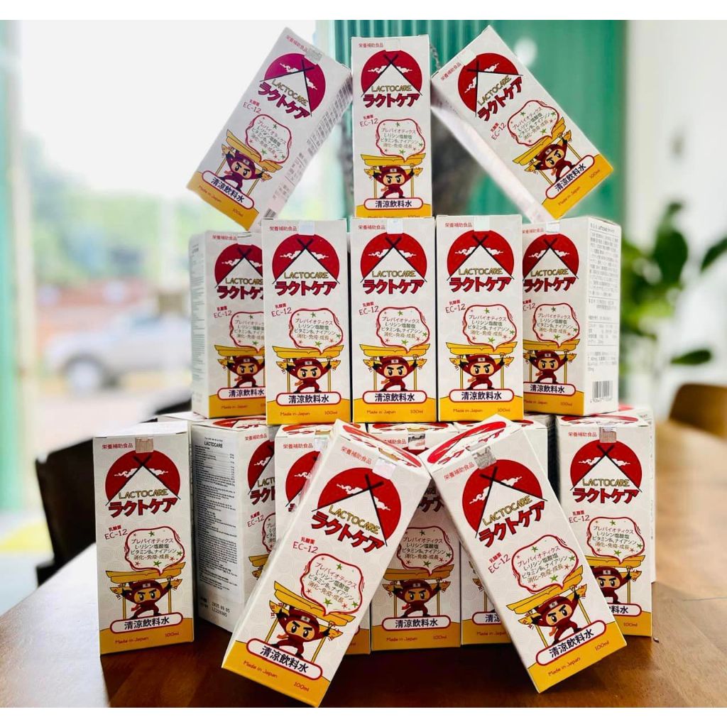 Siro Lactocare Nhật Bản 100ml vị sữa chua bổ sung 50 tỷ lợi khuẩn giúp cải thiện tiêu hóa, ăn ngon, tăng đề kháng