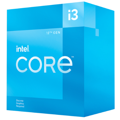CPU Intel Core i3-12100F Up to 4.3GHz 4 cores 8 threads 12MB
