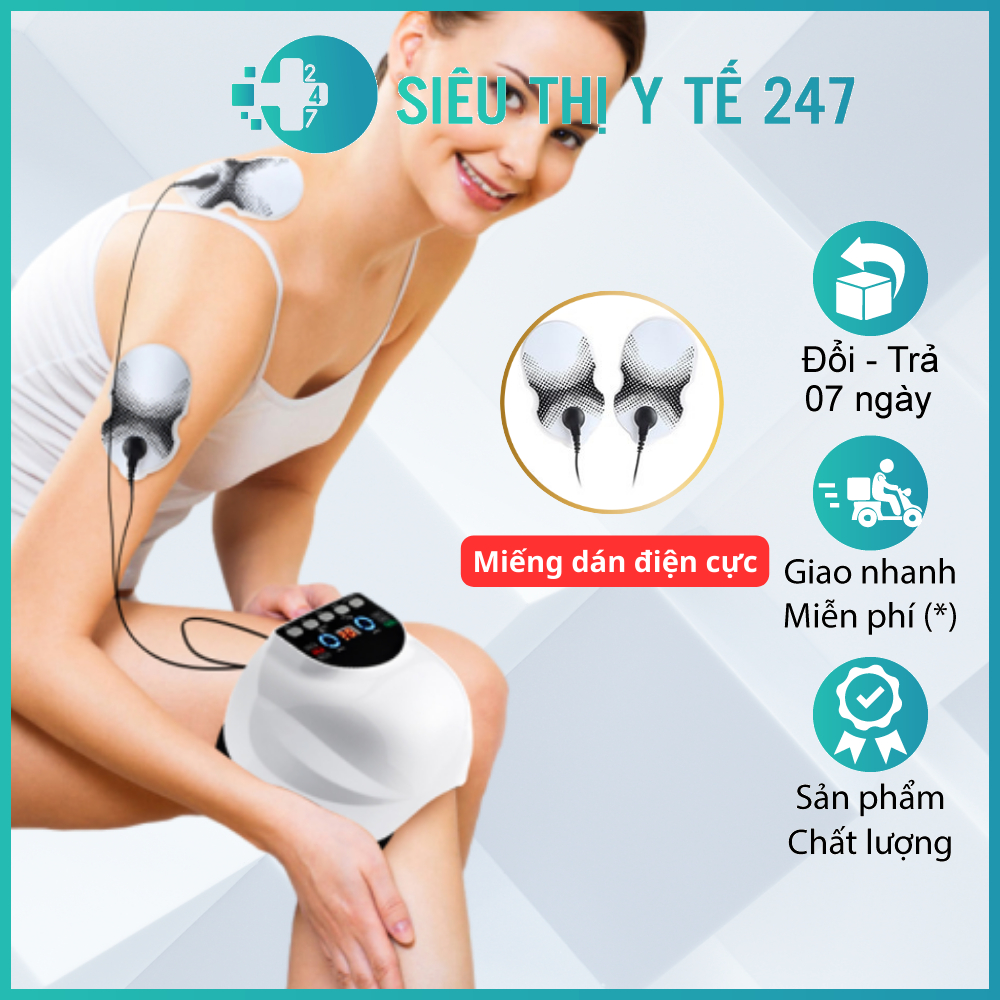 Máy massage đầu gối MISUKO KM-G88 mô phỏng massage như bàn tay người thật, máy mát xa đầu hỗ trợ giả