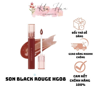 Son bóng black rouge hg08 half n half water glow bóng 3.5g