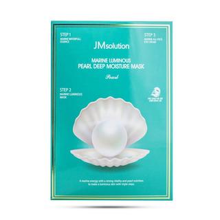 Sn0766- full hộp 10 miếng mặt nạ jm solution 30ml xanh 3 bước