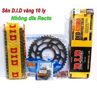 Sên DID vàng 10 ly, Nhông dĩa Recto cho Winner/ Winner X