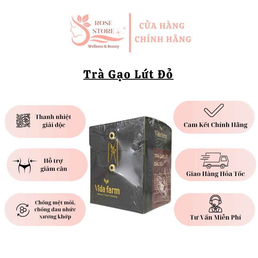 Trà Gạo Lứt Đậu Đỏ