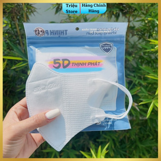 Khẩu Trang 5D Thịnh Phát [ Miễn Ship ] Hộp 100 cái 3 Lớp Kháng Khuẩn Chống Tia UV, Khẩu Trang 5D Đủ Màu Chống Nắng Bụi
