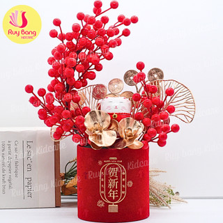 Set nguyên liệu cắm bình hoa Tết rẻ