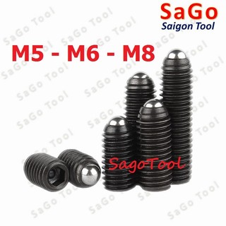 Vít trí đầu bi thép đen, ốc lục giác chìm m3 m4 m5 m6 m8