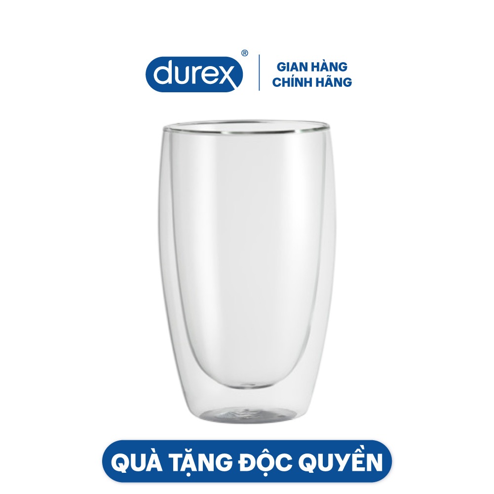 [Quà tặng không bán] Ly thủy tinh cao cấp 2 lớp