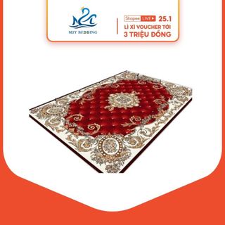 Thảm trải sàn phòng khách M2T Bedding, thảm trang trí tết sang trọng kích thước 1m6x2m3
