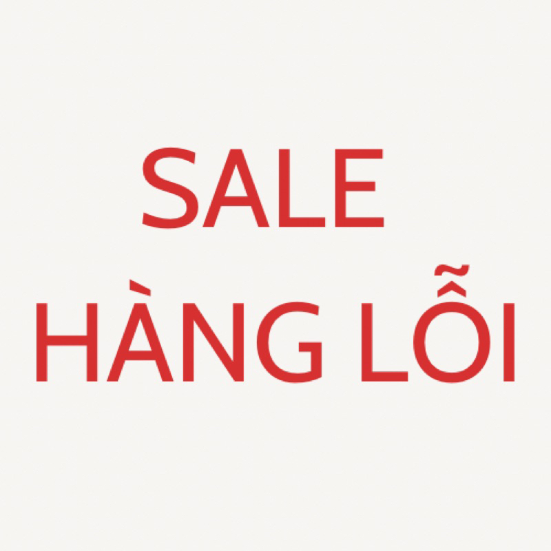 Thanh lý giày lỗi nhẹ