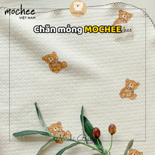 Michibaby - chăn lụa cotton cho bé mochee 90x120cm - michi baby mc533