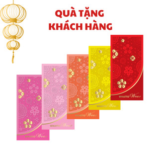 Bao lixi set 10 bao 5 màu - quà tặng tri ân khách hàng - whattowear