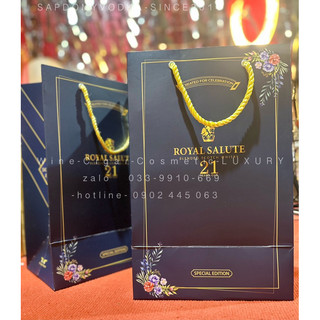 (35x23x15cm) TÚI GIẤY đựng R.ượu CHIVAS 21Yo