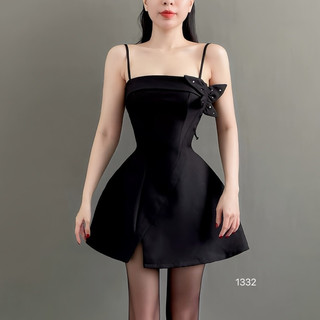 LILAN - Đầm 2 dây ngực đính nơ 🦋 xinh xắn, blink blink nhẹ nhàng nữ tính