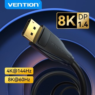 Cáp DisplayPort DP 1.4 VENTION UHD 8K 60Hz 4K 144Hz HDR  32.4Gbps Chuyên Game Cho PC/Laptop/PS5