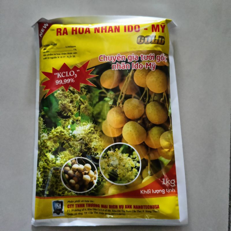 1kg - Ra hoa nhãn ido
