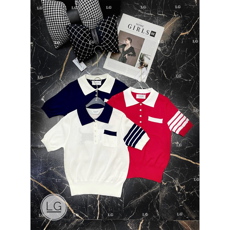 Áo len polo cộc mtg Thom.B QCCC