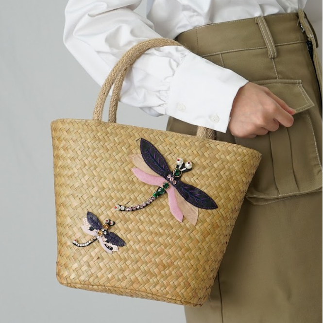 Túi Xách cói Nữ,Giá tại xưởng Kiểu Dáng cỏ bàng Chuồn chuồn nâu ,Thời Trang Chất Lượng Tiêu Chuẩn Xuất Khẩu.