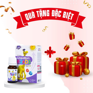 D3 k2 LineaBon Tăng cường hấp thu Canxi dành cho bé sơ sinh từ 0 tháng tuổi