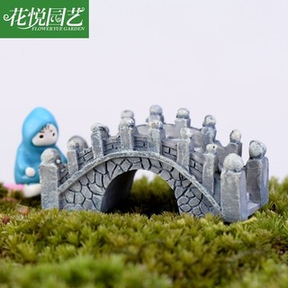 Phụ kiện tiểu cảnh cầu nhựa trang trí terrarium, cây cảnh mini, cây cảnh bonsai