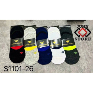 [COMBO 3 ĐÔI] TẤT VỚ LƯỜI NAM NỮ JOHN CAO CẤP, CÓ ĐỆM SILICON CHỐNG TỤT GÓT KHỬ MÙI HÔI CHÂN KHI ĐI GIÀY SOCKSADS1101-26