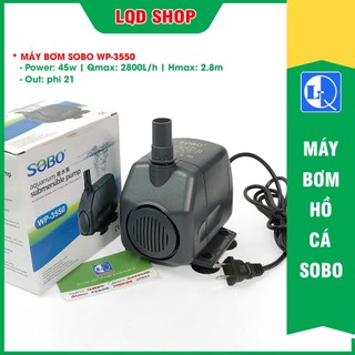 Máy bơm Sobo 45w | Dùng cho thác nước non bộ, hồ cá, tiểu cảnh