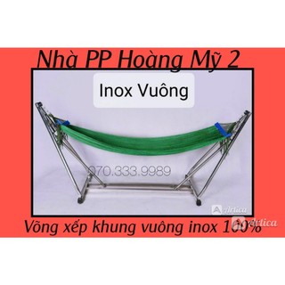 Võng xếp khung vuông Đại cực dày chịu tải trọng 300kg