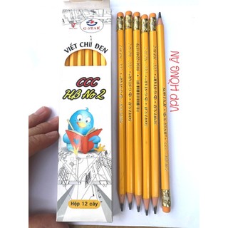 Hộp 12 cây bút chì hb g-star ccc thân vàng