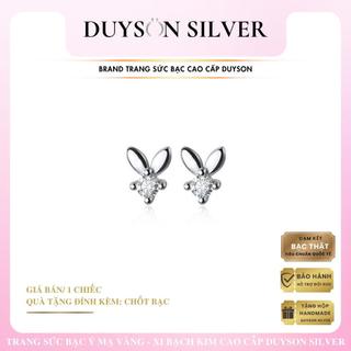 Khuyên tai bạc nữ thỏ Bunny Bông tai bạc Ý 925 mạ vàng trắng cao cấp DUYSON SILVER ( Giá bán/1 chiếc) [KNXK19]