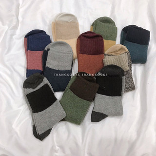 Tất len mịn cao cổ (set 2 đôi)