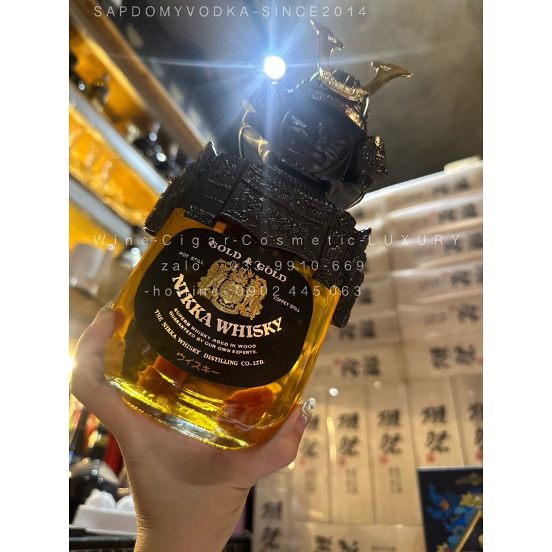 [43% Nhật] W.hisky NIKKA SAMURAI Gold & Gold, 750Ml