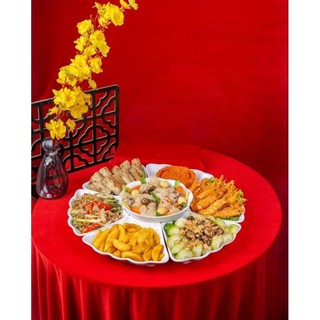 Bộ bát đĩa hoa mặt trời nhựa phíp Việt Nhật loại đẹp cỡ 50cm - Quân gia dụng