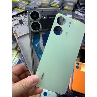 Full Bộ xương vỏ điện thoại xiaomi redmi 13C, gồm khung xương, lưng, viền, khay sim, kính cam, phím volume