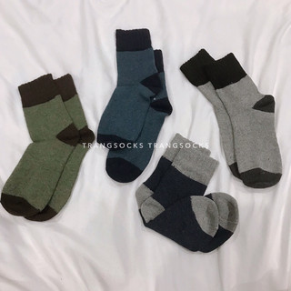 Tất len mịn cao cổ (set 2 đôi)