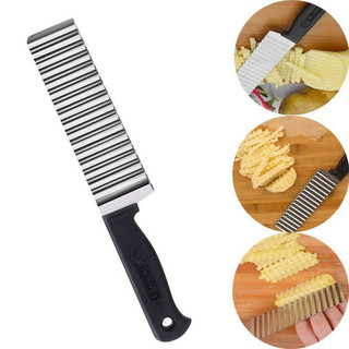 Dao inox lượn sóng cắt thái rau củ quả trái cây 25cm